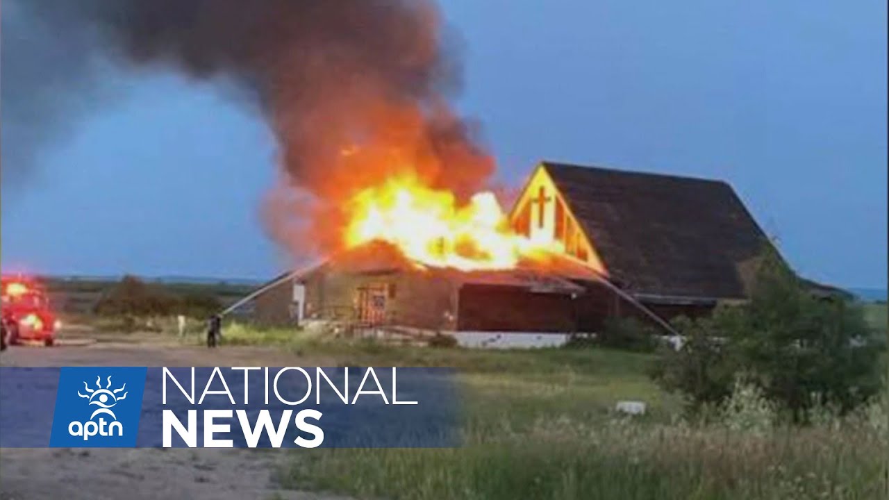 Another Alberta church destroyed by arson, youth arrested and released | APTN News