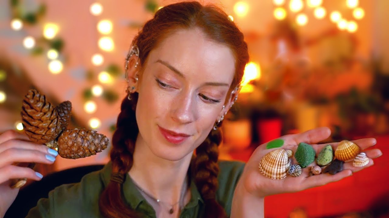 ASMR 🐚 Shells, Stones & Pinecones! 🌲 Soft Spoken Ramble