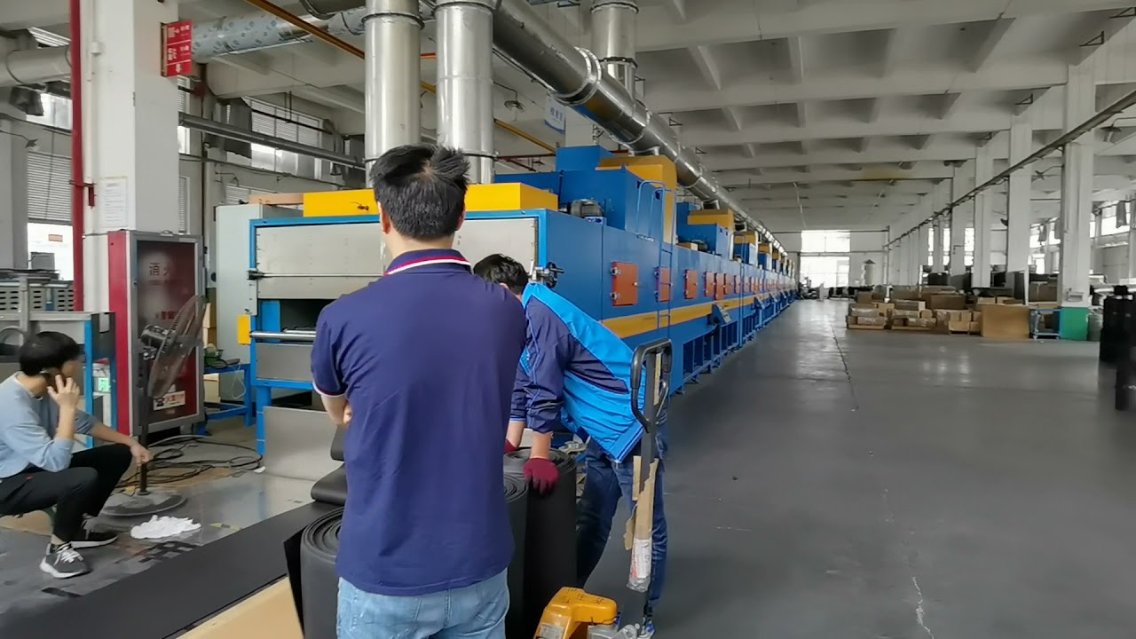 Multifunction high quality NBR & PVC rubber insulation sheet /pipe vulcanization production line