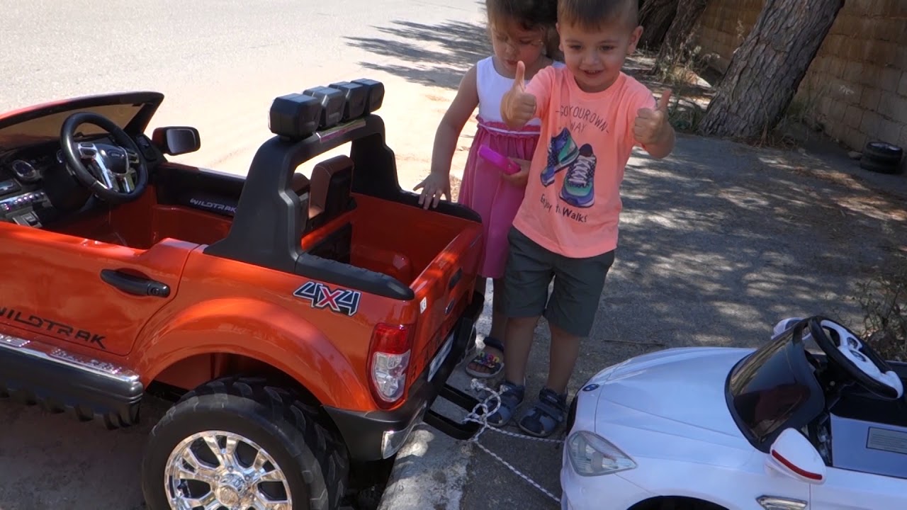 Kids ride on Power Wheels Ford Ranger 12v.Никола ремонтирует BMW M3.