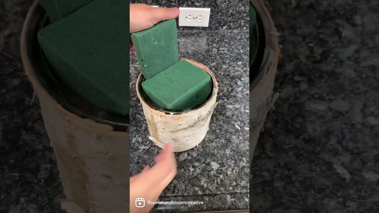 Prepping Wet Foam for Floral Design | Floral Basics