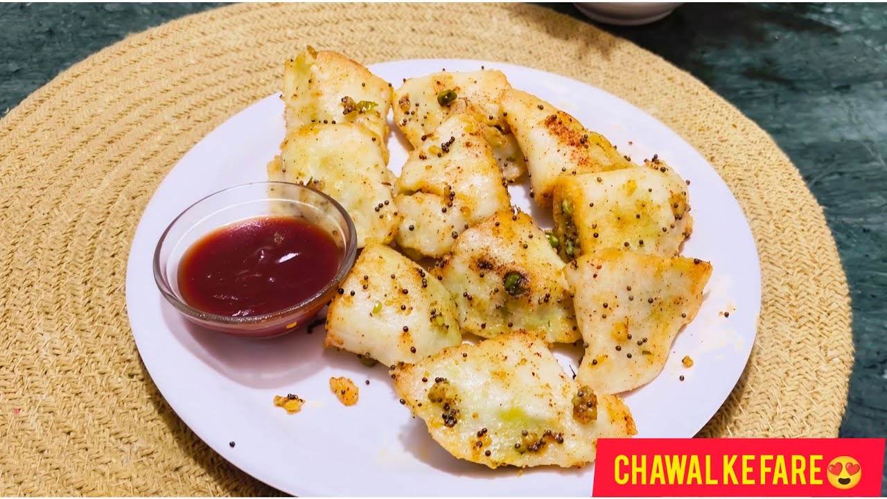 Sirf 2 chammach oil se bnaye ye delicious nasta jo bacche maang maang ke khayenge😍 | chawal ke fare