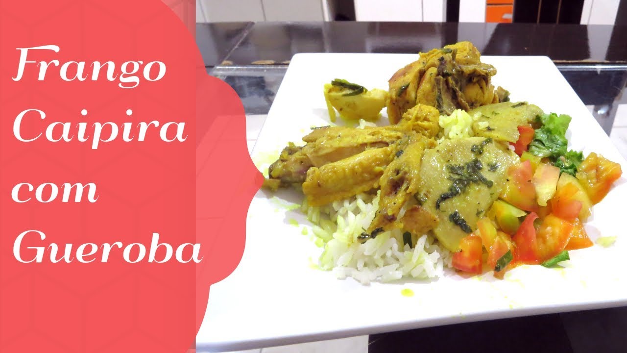 Frango Caipira com Guariroba (Gueroba)