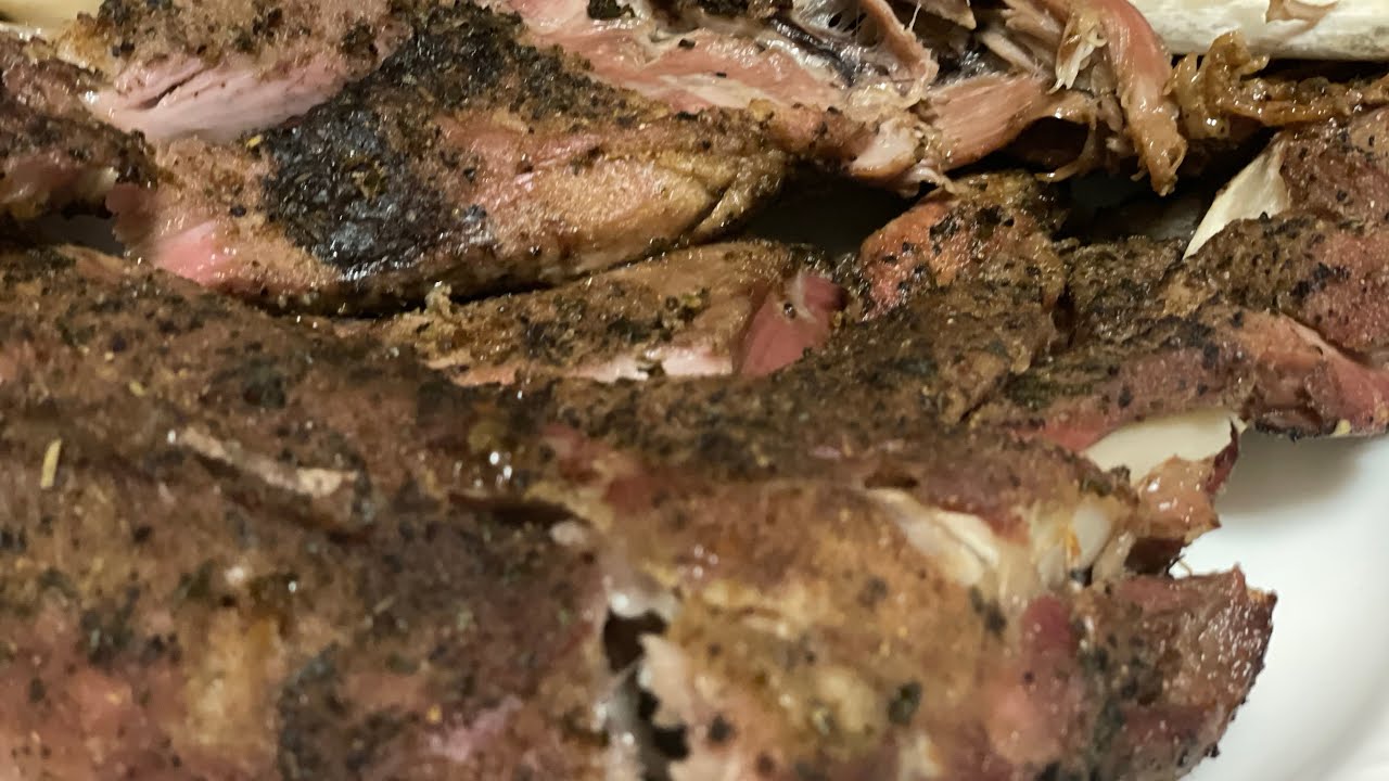 Awesome Roasted Goat shoulder !! Air5 Cooking