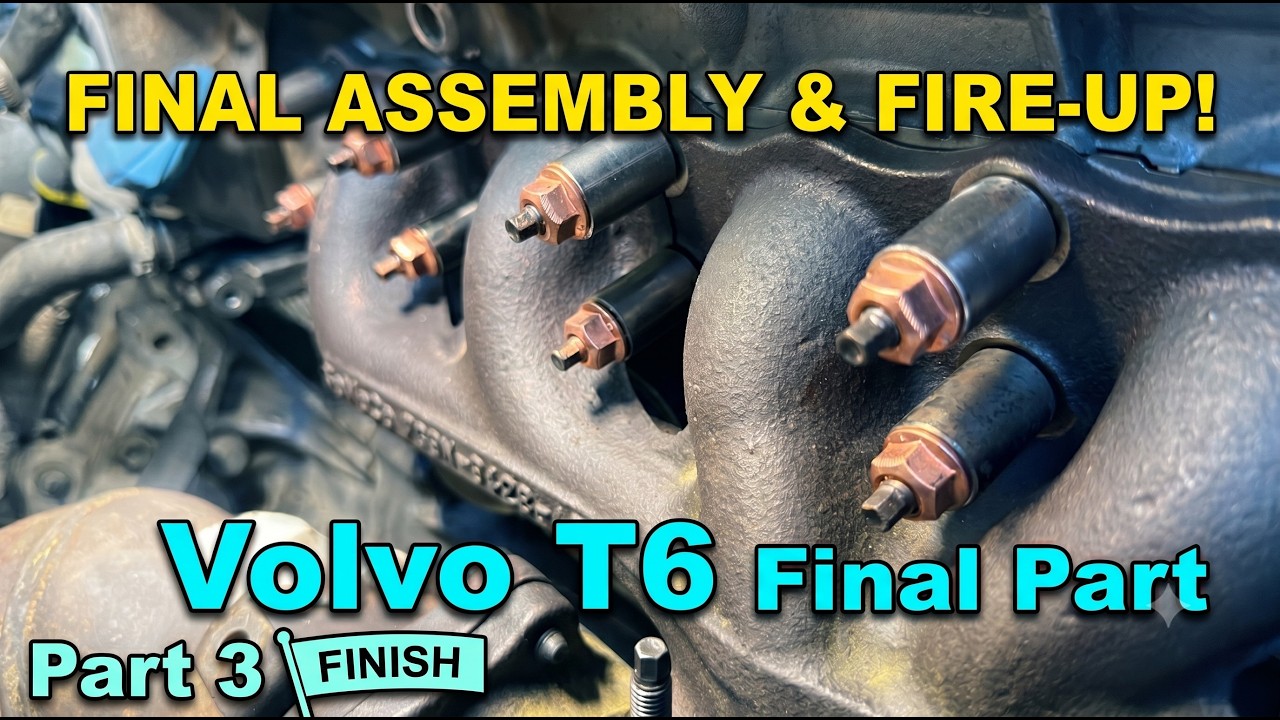Volvo Exhaust Manifold Assembly & Test Drive! (Part 3)