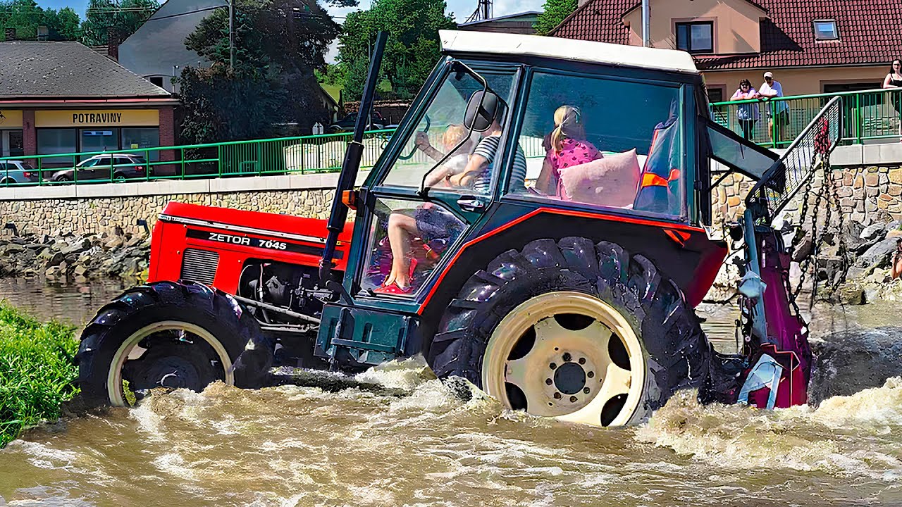 Плюх и Удар 🌊 &ndash; Весёлое Летнее Тракторное Шоу в Битовчице