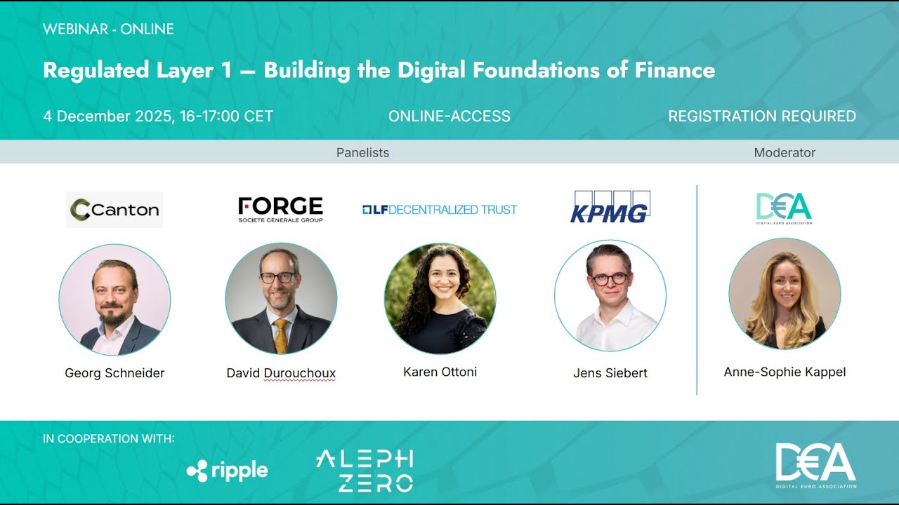 Regulated Layer 1 – Building the Digital Foundations of Finance