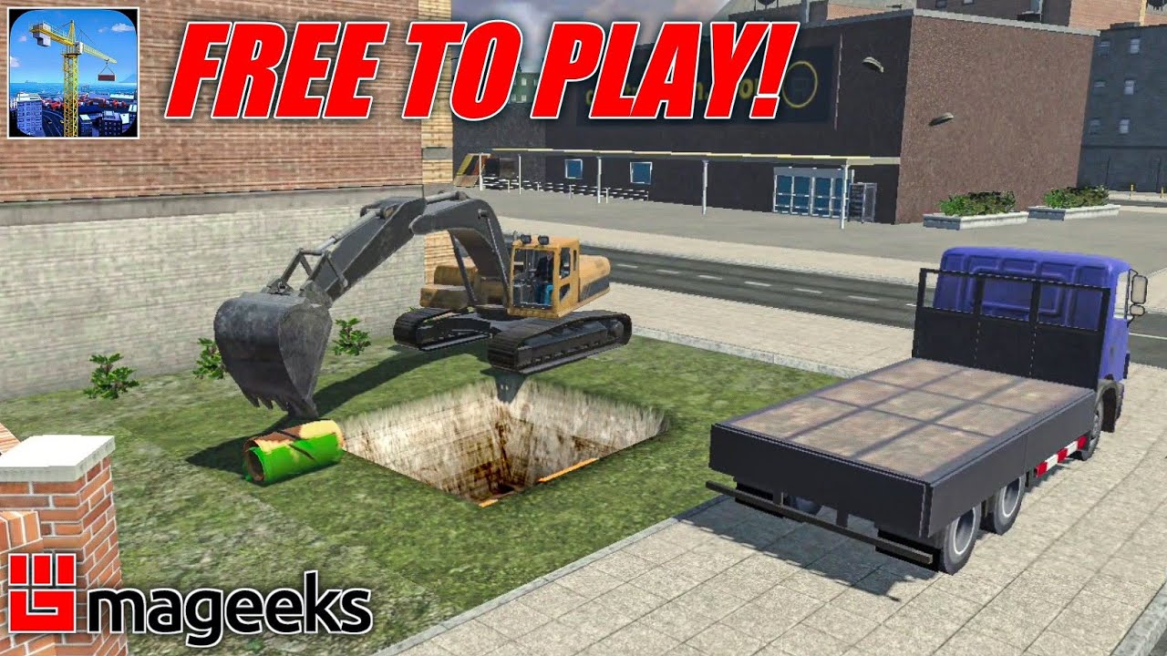 A Visit to the new Revamped Free Game | Construction Simulator PRO by Mageeks