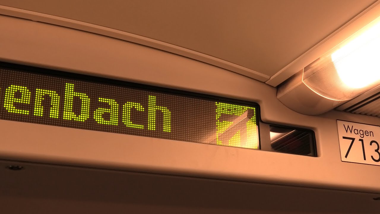 U-Bahn Nürnberg DT3 Wagen 713 , von RÖTHENBACH bis FLUGHAFEN (Camcorder Video)_4K