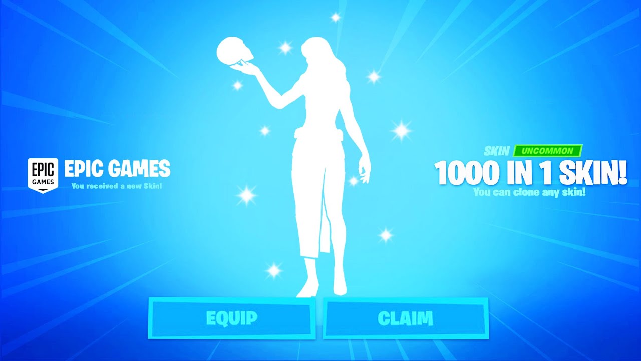 1000 SKINS + FORTNITE = 🤯