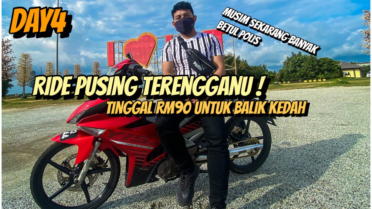 Day4 | 3 Org Pun Sampai Ganu | Rempit Pusing Ganu ! 5 Makanan Best Di Terengganu Kalau Ride 🔥
