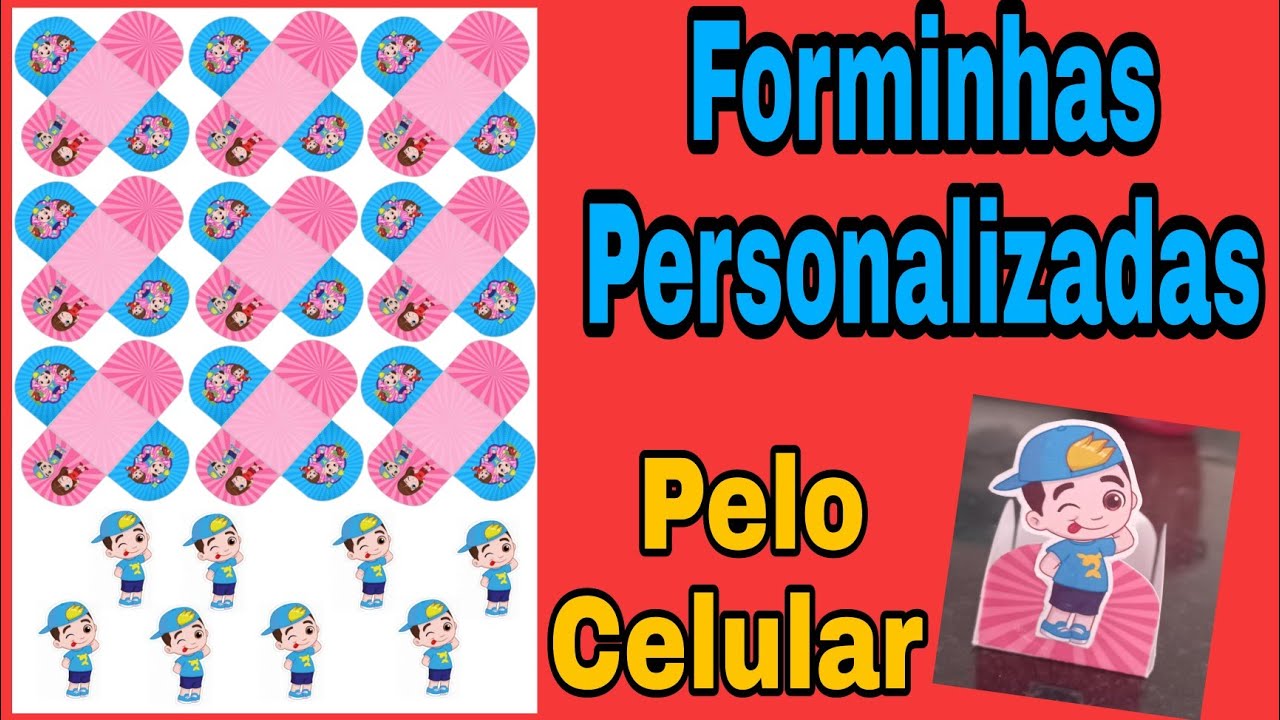 COMO FAZER FORMINHAS PARA DOCINHOS PELO CELULAR !