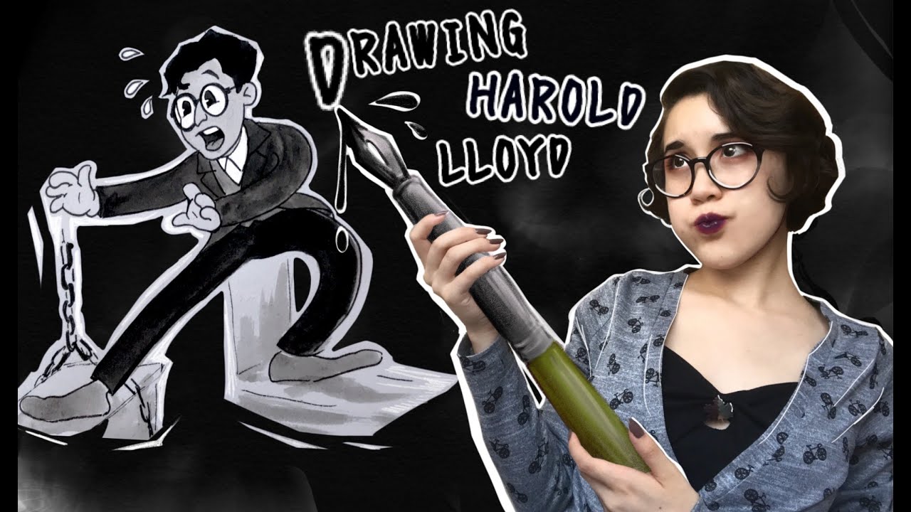 Drawing Cartoon Harold Lloyd // Rubber Hose Shenanigans!
