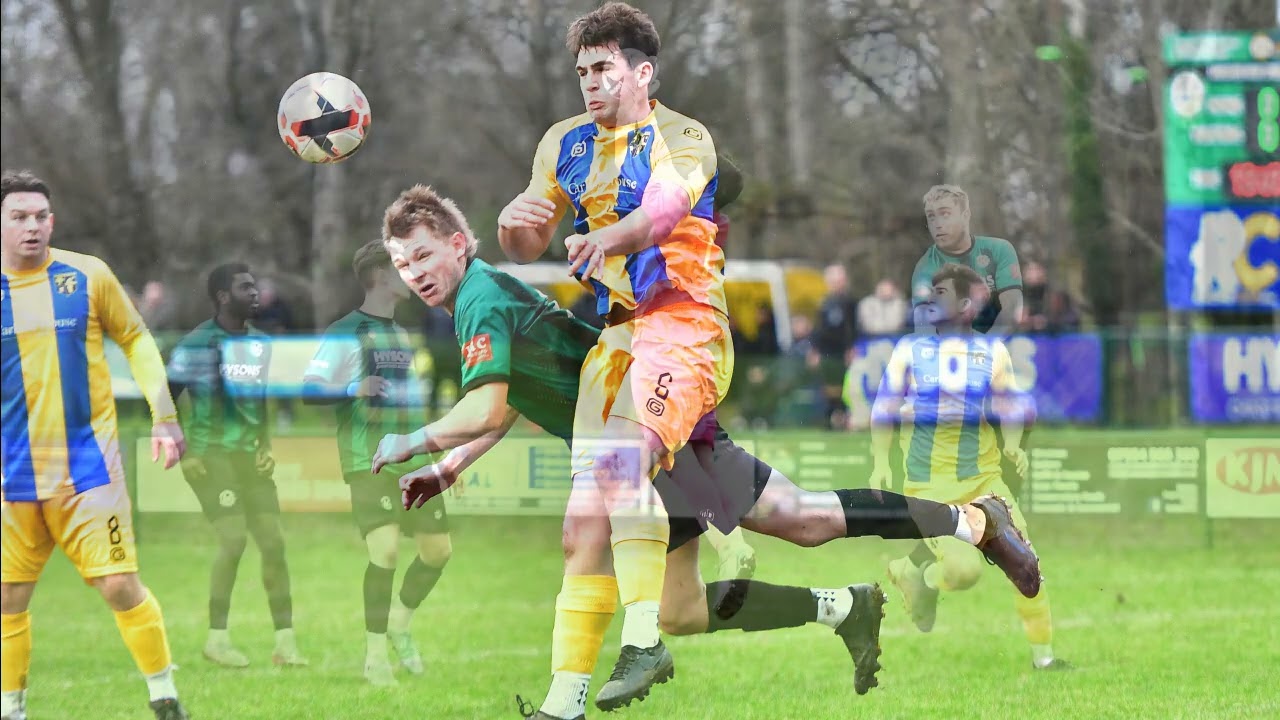 Andover New Street vs New Milton Town Football Wessex Premier League. Grass Roots Football
