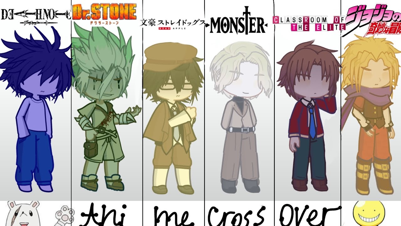 Anime crossover L meets Ranpo,Senku, Ayanakoji, Johan Liebert, Nezu and etc #deathnote #monster #mha