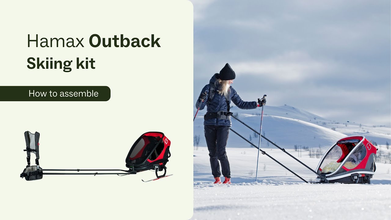 HOW TO mount the skiing kit on Hamax Outback multifunctional trailer