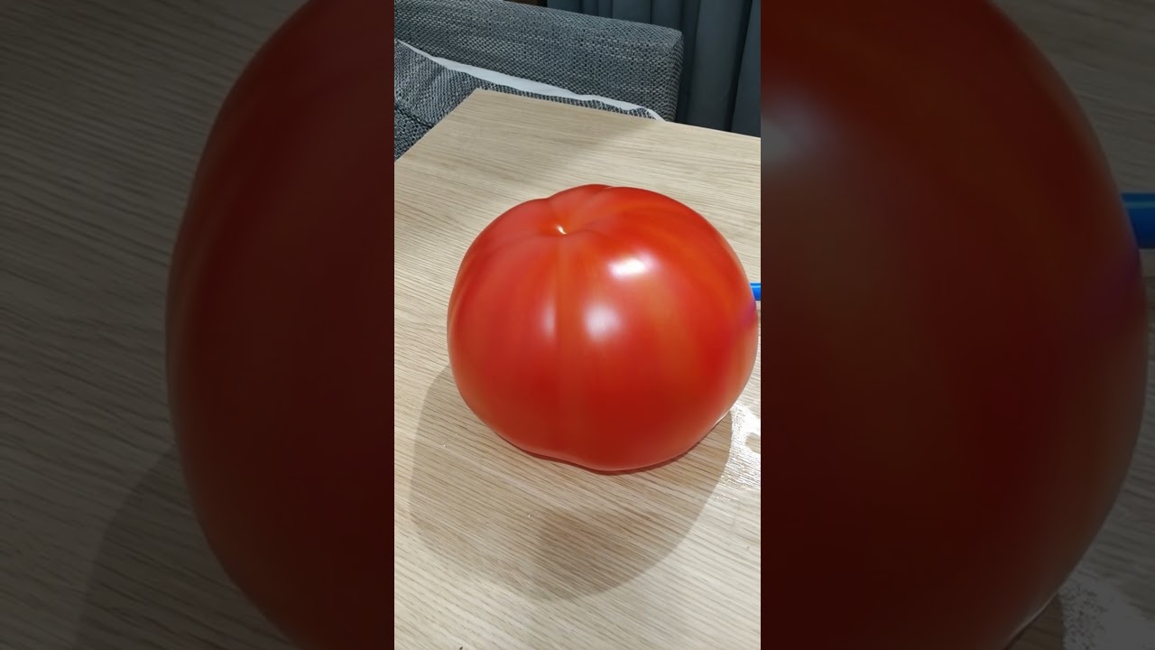 Exploding a tomato