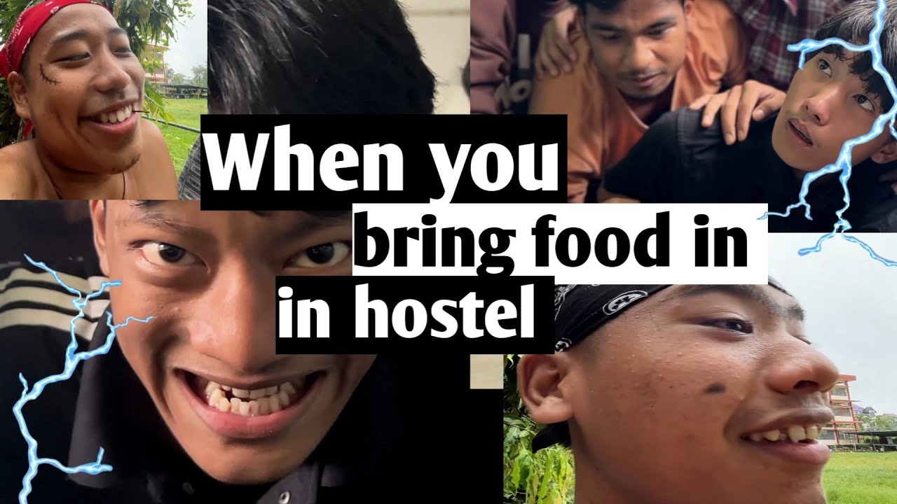 when you bring food in hostel 😂 || 