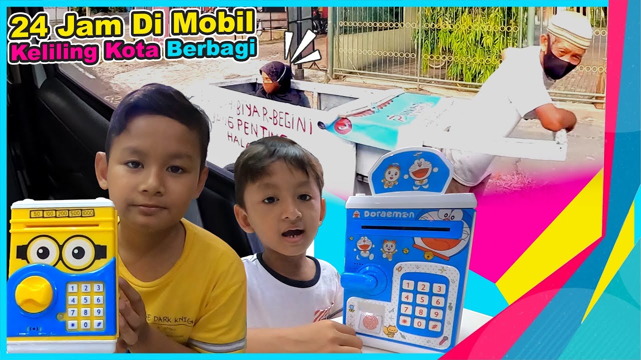 Praya Bongkar Celengan Karakter Doraemon Dan Minion Untuk Berbagi Di Bulan Puasa | Praya Family