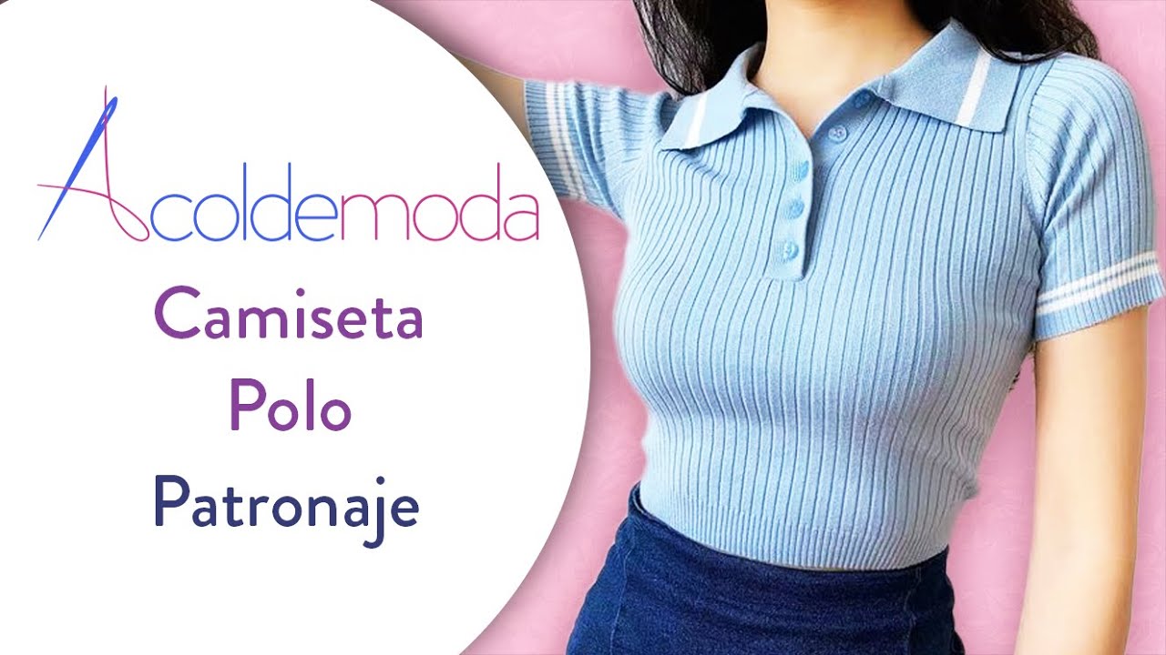 Patronaje de CAMISETA POLO - DIY - Paso a Paso