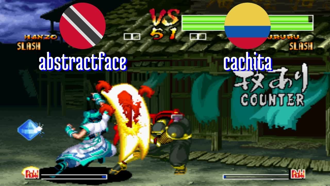 FT3 @samsho4: abstractface (TT) vs cachita (CO) [Samurai Shodown IV Fightcade] Sep 6
