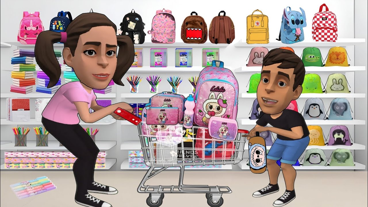 تحدي مشتريات المدرسه #سماسم #رسوم_متحركة #رسوم_كرتونيه #انمي #انميشن #راس_الطماطم سماسم راس الطماطم