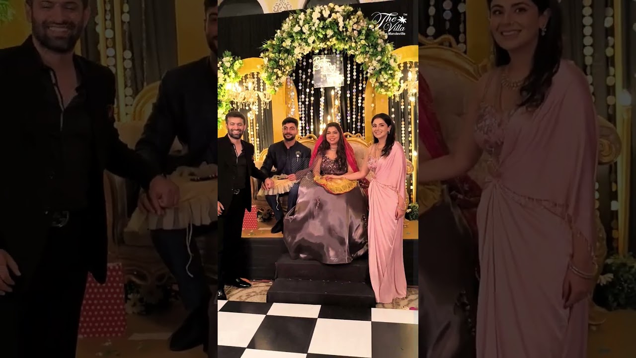Tanisha & Rahul’s Royal Ring Ceremony at The Villa at Mandeville | Luxury Decor Highlights