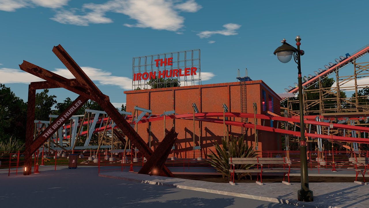 The Iron Hurler - NoLimits 2 (RMC Hybrid Coaster)