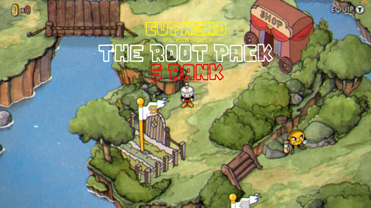 Playing CUPHEAD (For whatever reason) the Root Pack S rank!