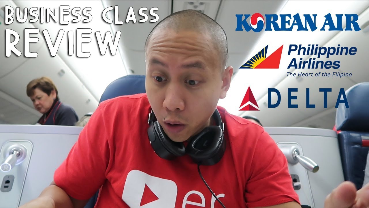 ОБЗОР: БИЗНЕС-КЛАСС KOREAN AIR vs PHILIPPINE AIRLINES vs DELTA | Видеоблог №273