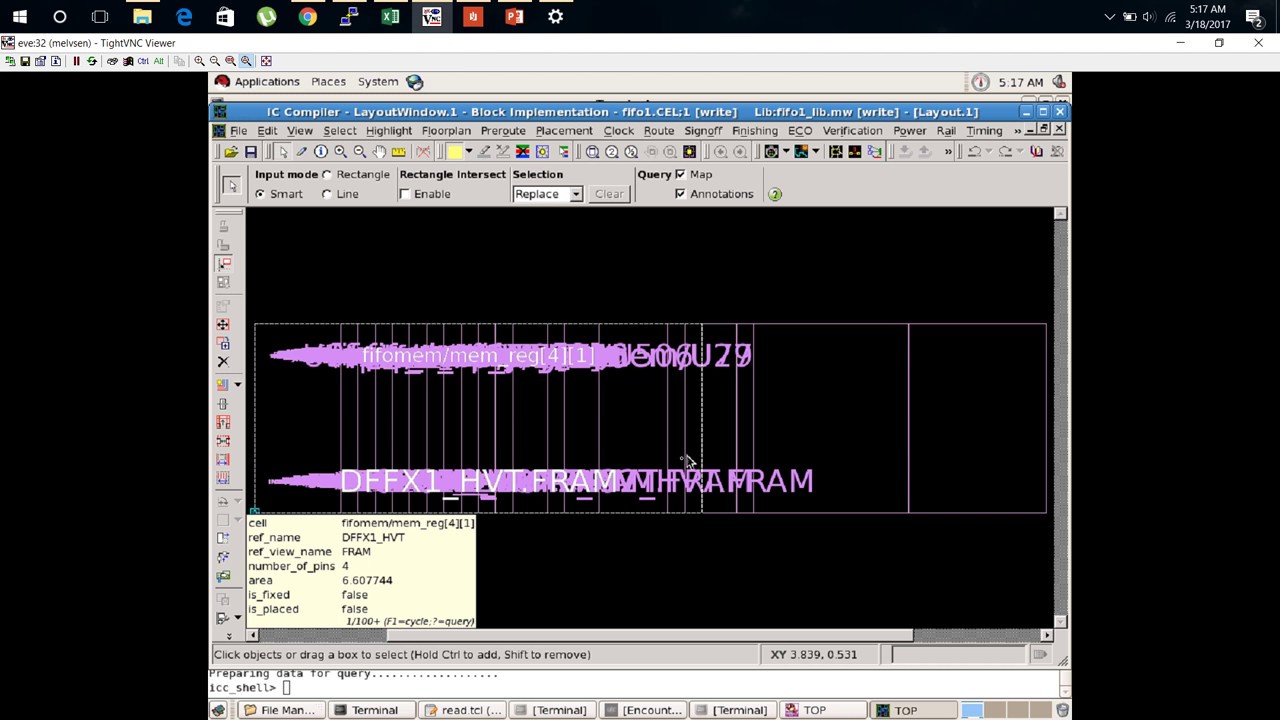 ASIC DESIGN- LOGIC SYNTHESIS & PHYSICAL DESIGN USING SYNOPSYS DC AND ICC