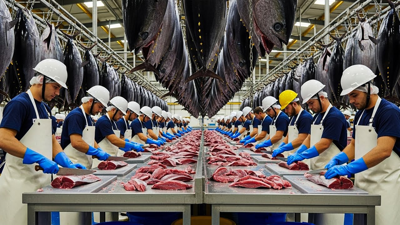 Inside the World&rsquo;s Largest Tuna Processing Line &ndash; Factory Tour.