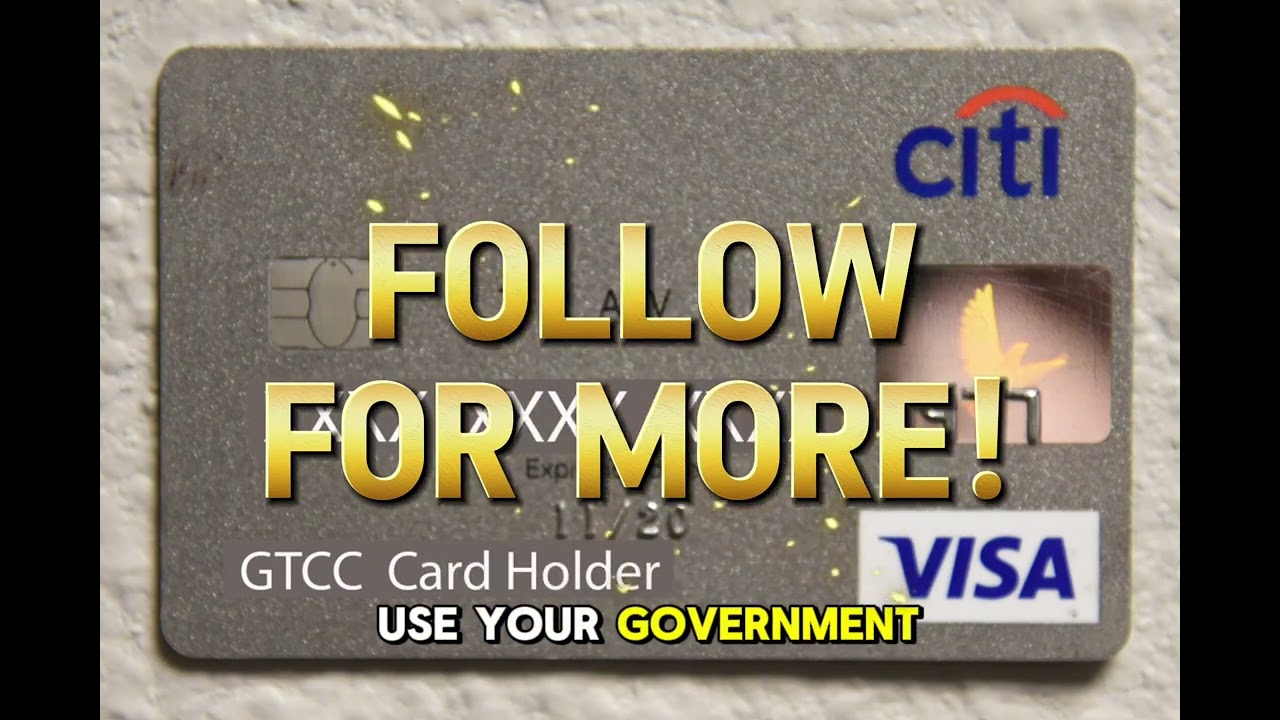 How to Properly Use Your Government Travel Card (GTC). #military #army #veterans #police