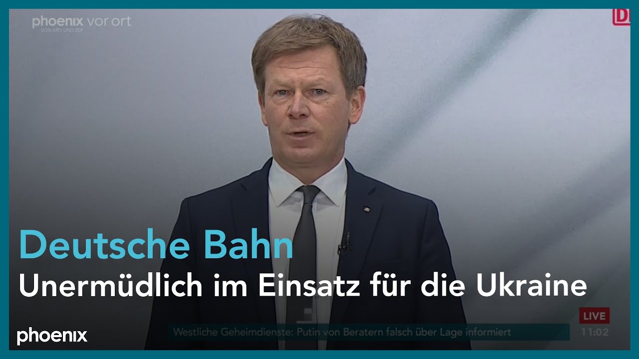 Bilanzpressekonferenz der Deutschen Bahn AG dem Vorstandsvorsitzende Richard Lutz