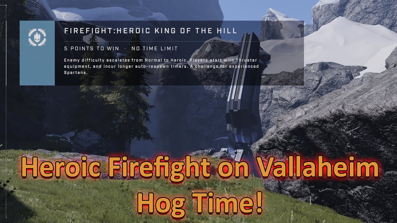 Halo Infinite Heroic Firefight KOTH on Vallaheim. Hog Buddies Cleaning House