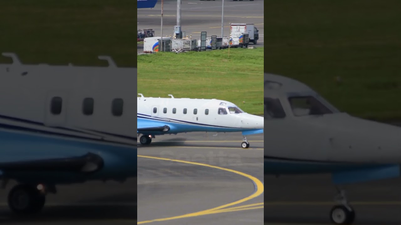 Smooth Taxiing: Learjet 60 Medical Flight