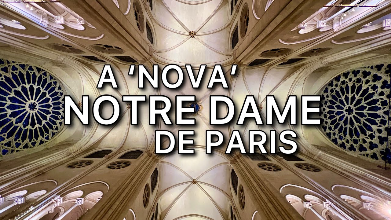 DETALHES DA NOTRE DAME: PATRIMÔNIO PRESERVADO, MAIS CLARA, NOVO MOBILIÁRIO E ALTAR CONTEMPORÂNEO