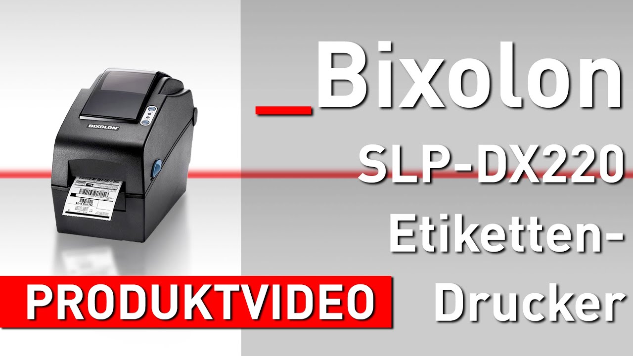 Bixolon SLP-DX220 Etikettendrucker | Mediaform Shop | Produktvideo