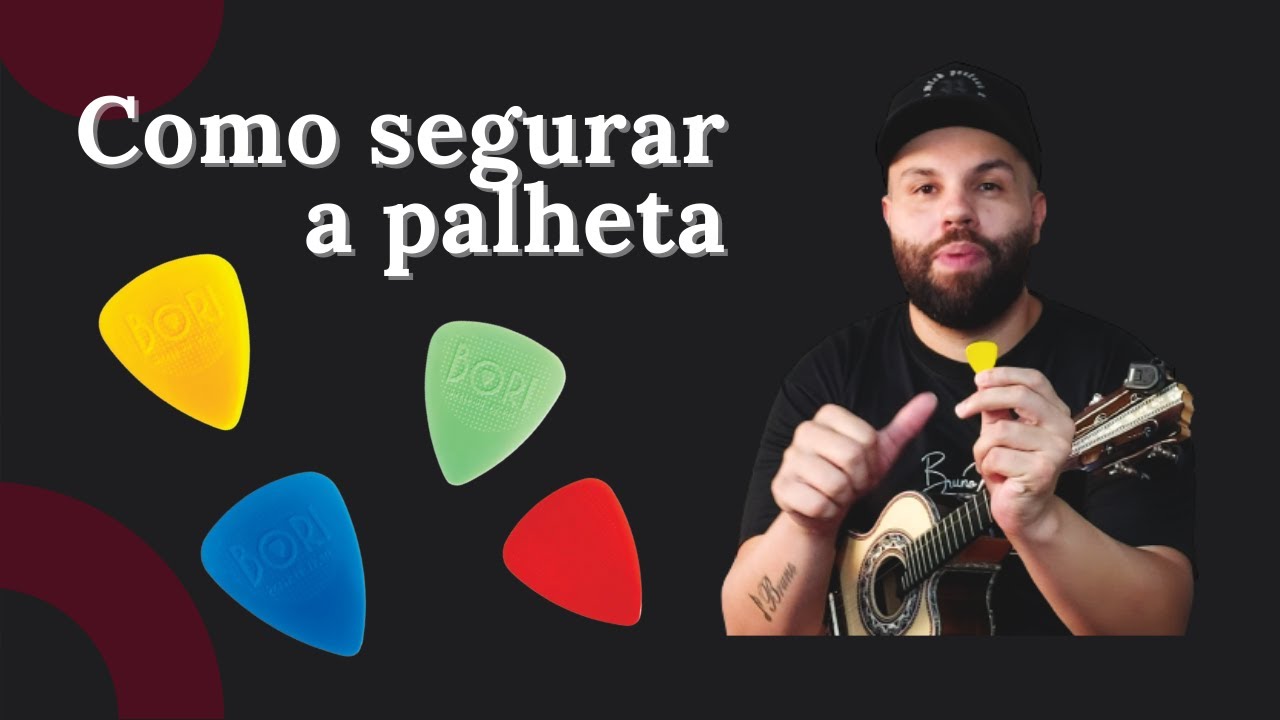 Como segurar a palheta e a postura correta para cavaquinho