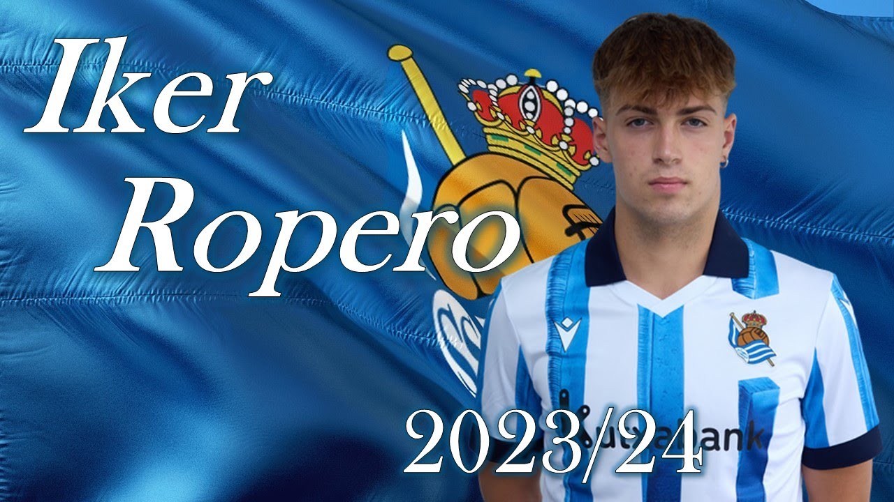 Iker Ropero (CB) | Full Highlights 2023/24 | Real Sociedad C/Juvenil | #Zubieta