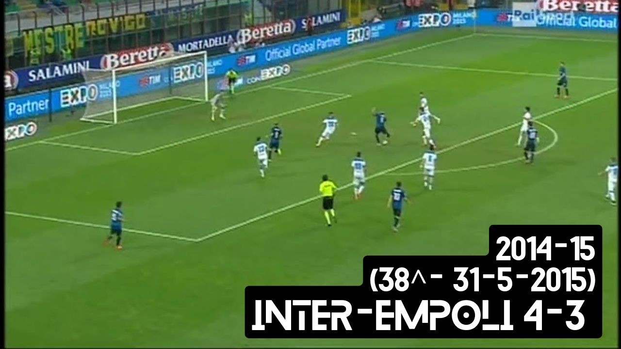 2014-15 (38^ - 31-05-2015) INTER-Empoli 4-3 Servizio D.S.Rai2