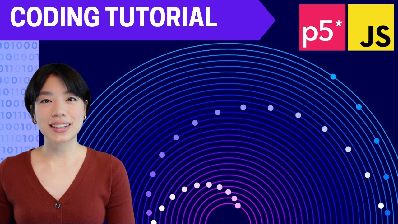 p5.js Coding Tutorial | Rainbow Pendulum Waves