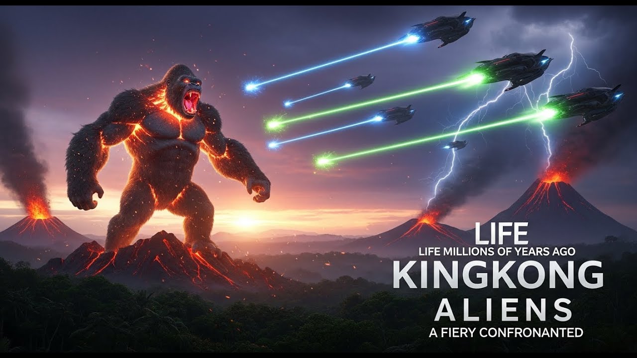 Life Millions of Years Ago KingKong Aliens A Fiery Confrontation
