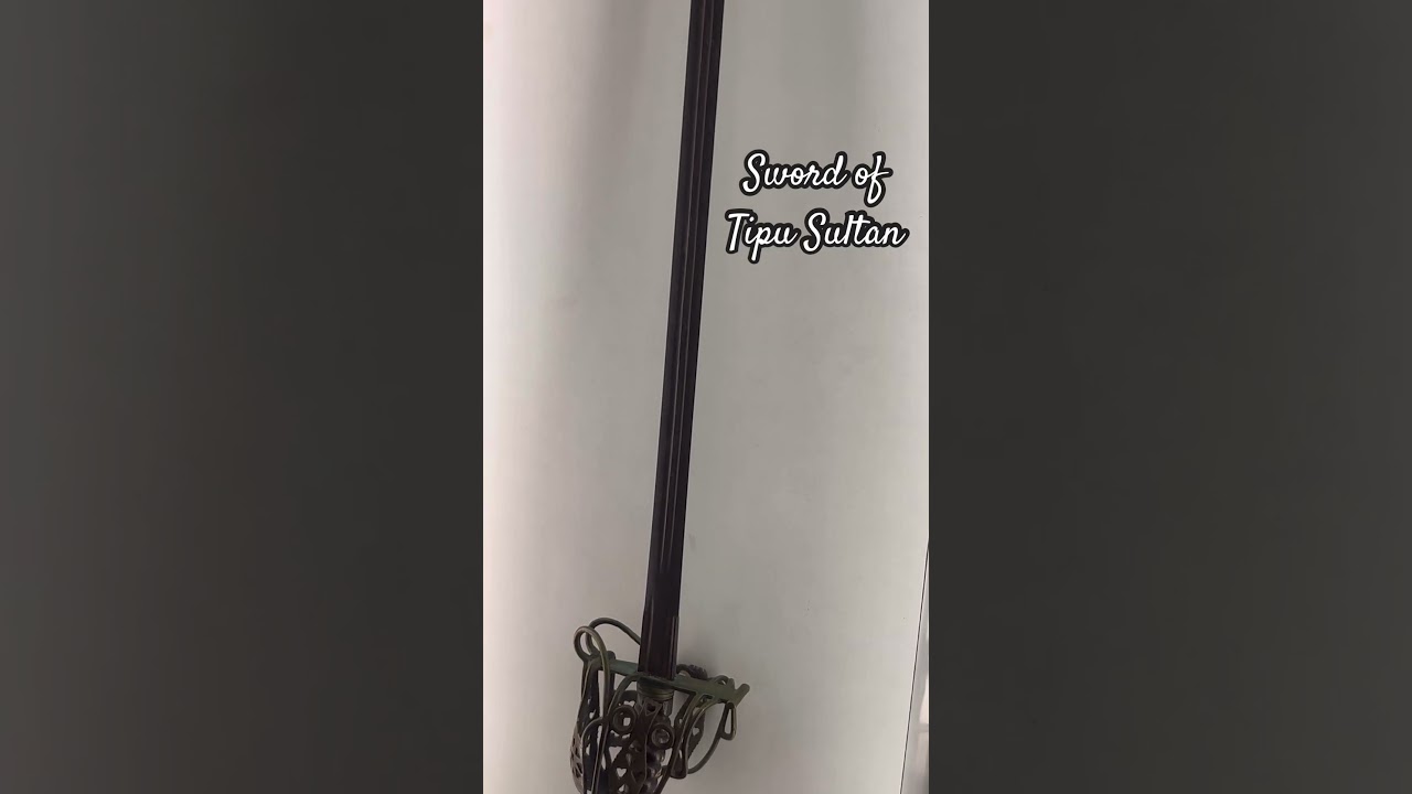 Mysore treasure - sword of Tipu Sultan