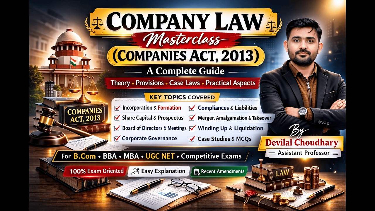 Company Law Masterclass (Companies Act, 2013)