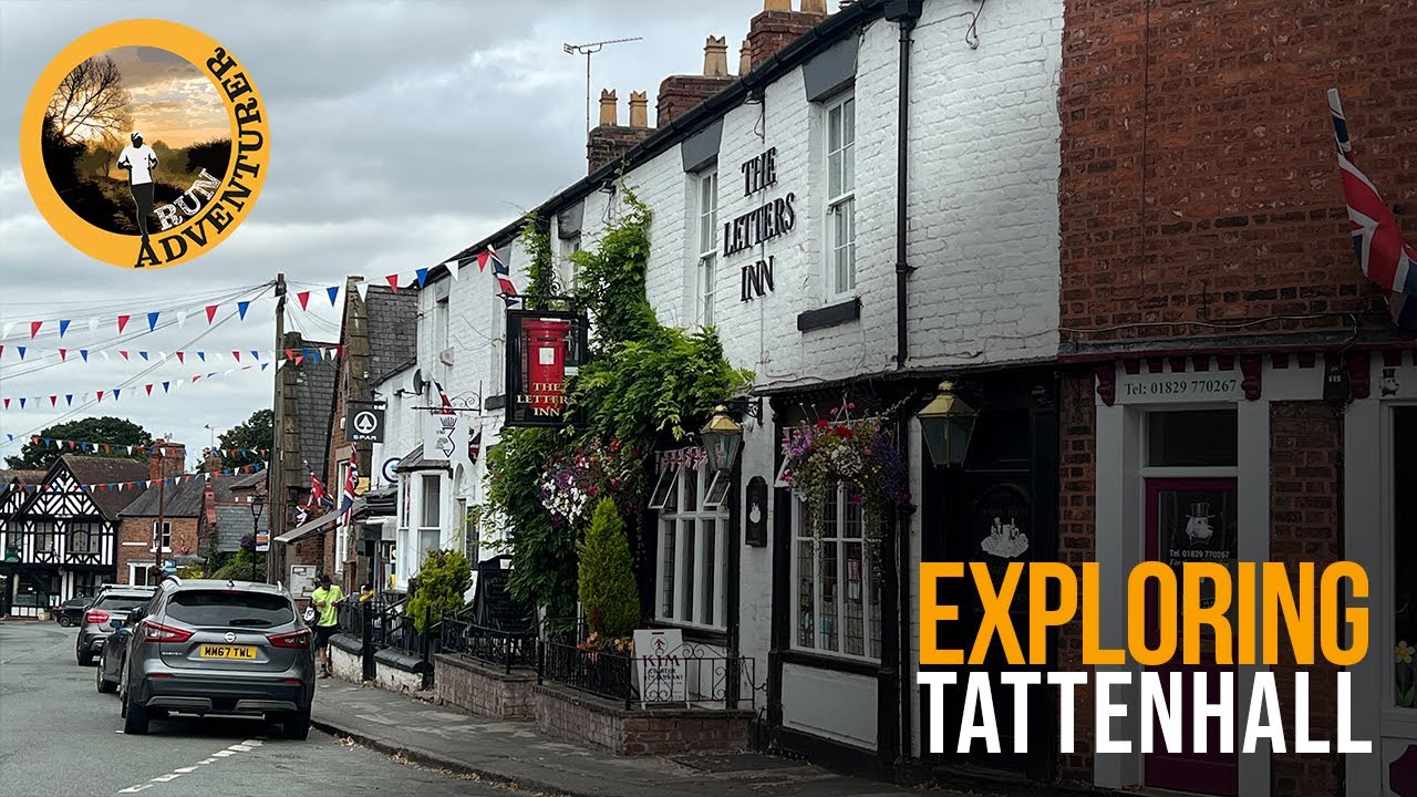 Walk / Run Tattenhall, Cheshire including the Ice Cream Farm
