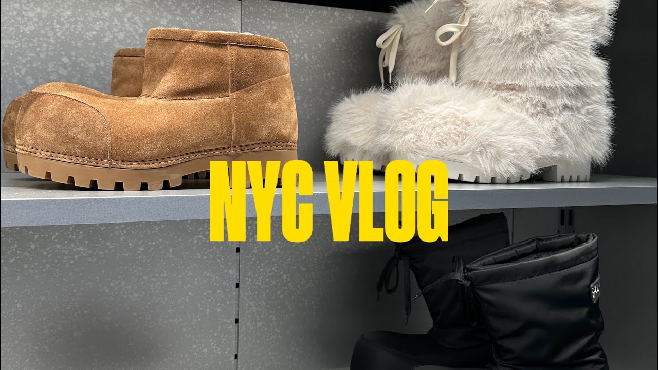 A day in my life in nyc | balenciaga, thrifting, Buffalo exchange, 2nd street + recent pickups.