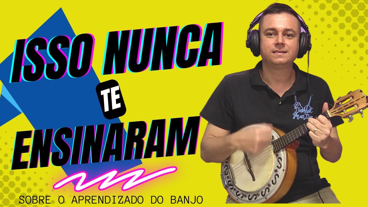 APRENDENDO BANJO - O INICIO | PROFESSOR DANIEL MARTINS | AULAS 2022/9