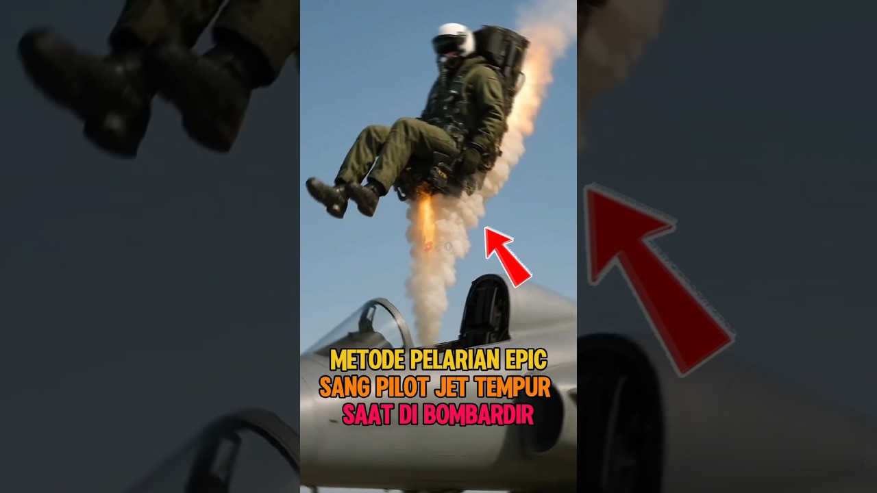 Tindakan  Pilot Ketika Pesawat Tempur Dirudal #fakta #unik #informasi