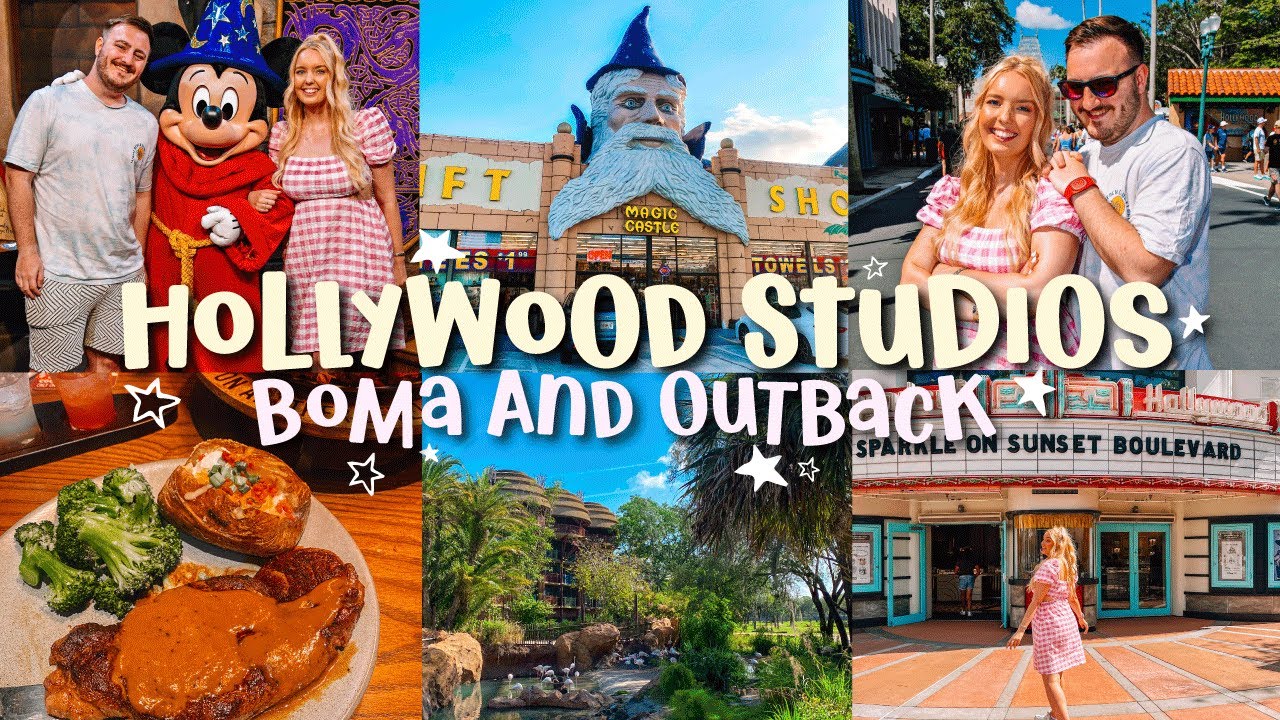 BREAKFAST AT BOMA, HOLLYWOOD STUDIOS, AND OUTBACK STEAKHOUSE | DISNEY WORLD VLOGS | ORLANDO VLOGS